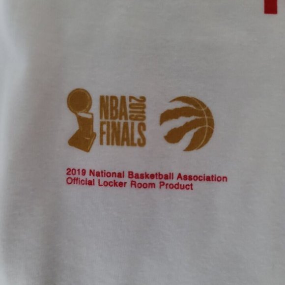 NEW Toronto Raptors 2019 NBA Championship Locker Room T Shirt Nike Men Size 2XL - Picture 5 of 5